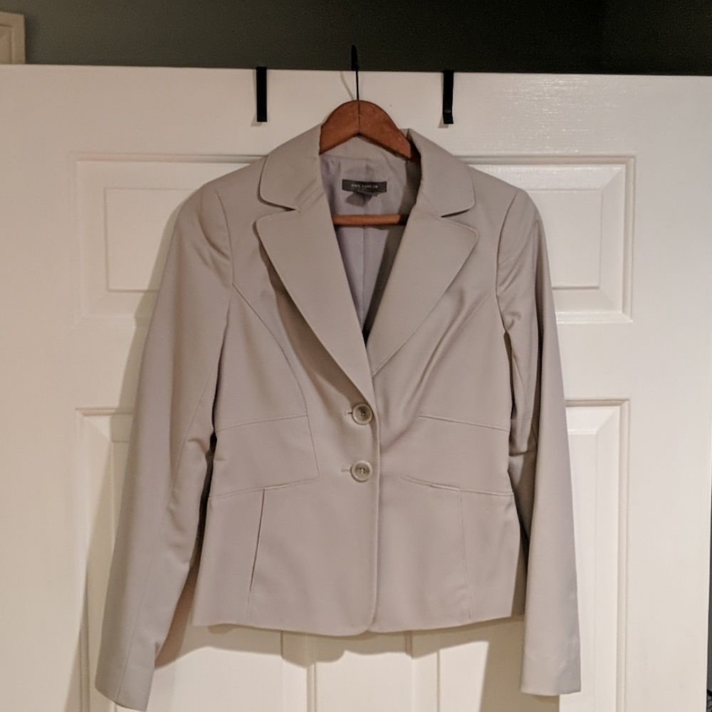 Ann Taylor gray blazer